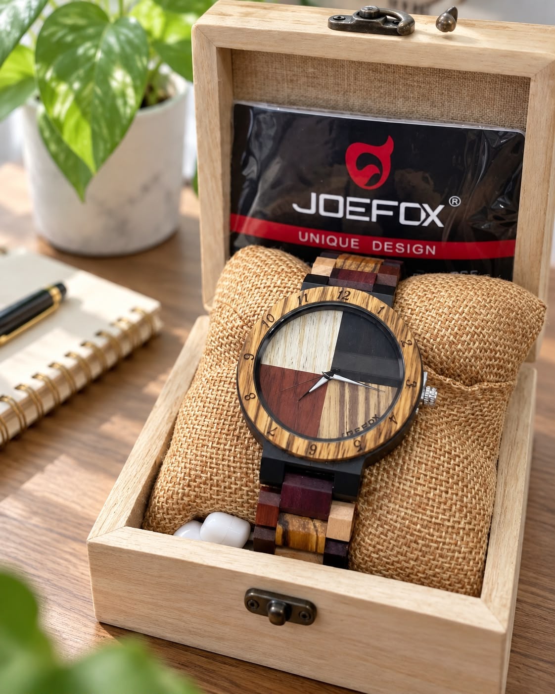 Joefox en Madera - Diseño Exclusivo