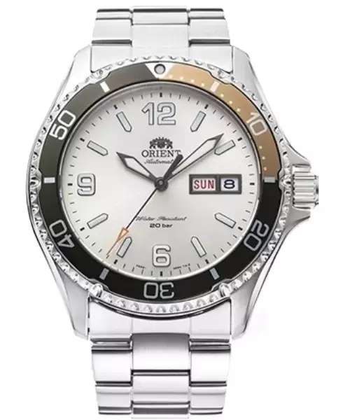 Orient RA-AA0821S – Reloj Diver Style Automático 41.8mm Esfera Blanca Acero con Cristal de Zafiro 200M