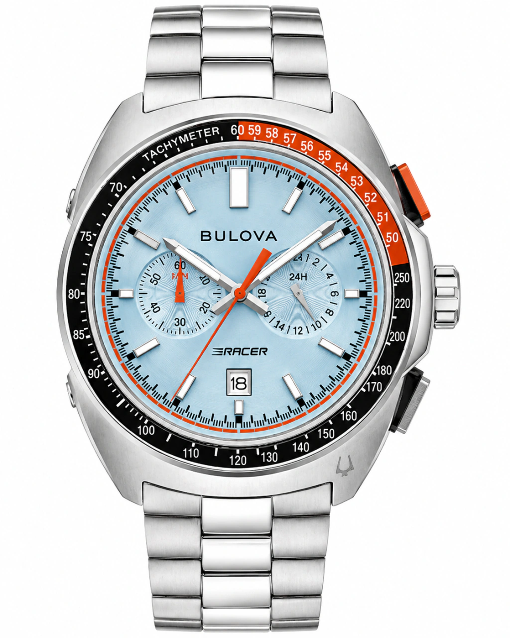 Bulova Racer 98B432 Cronógrafo Azul Claro