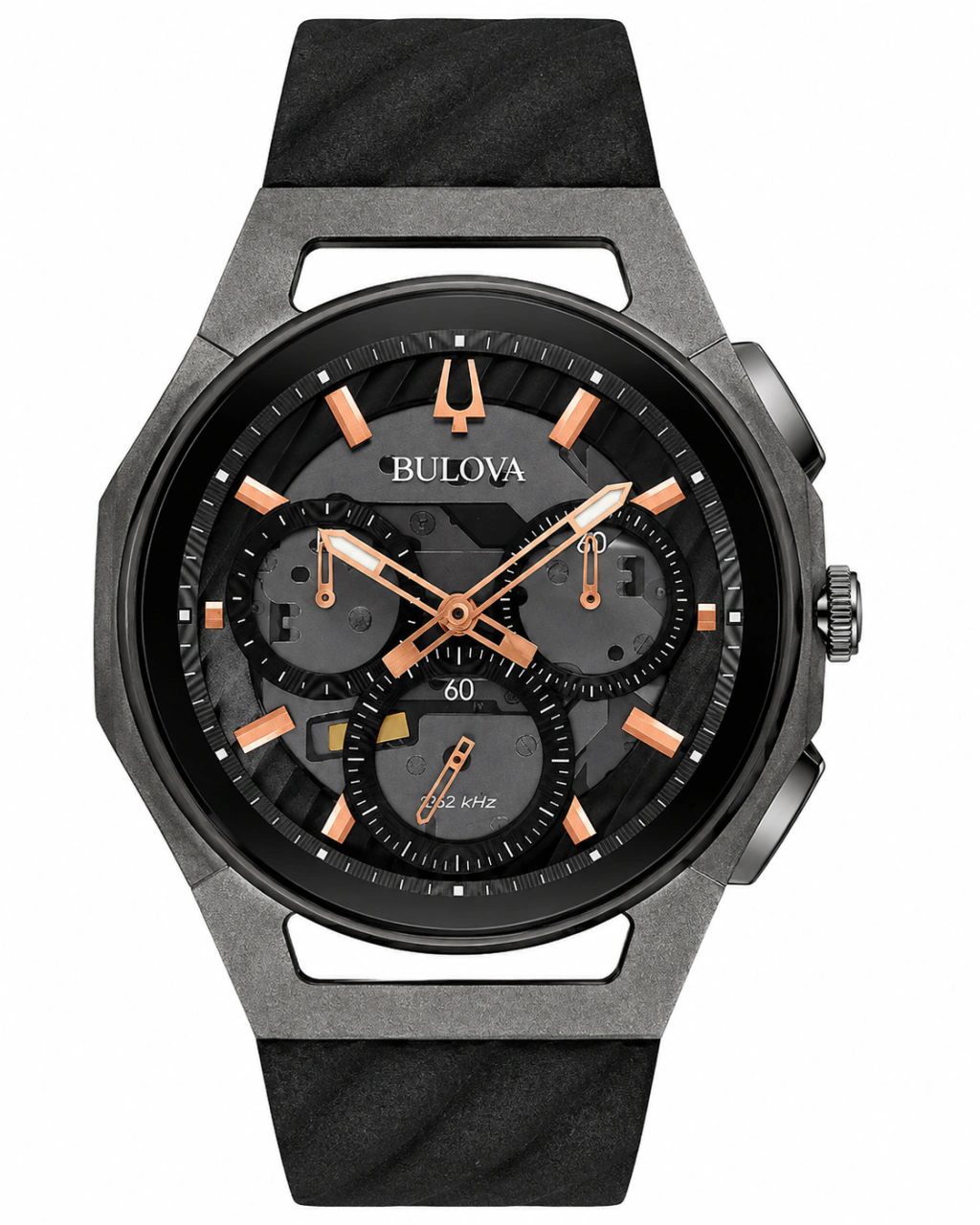 Bulova Curv 98A162 Precisionist Cronógrafo Negro