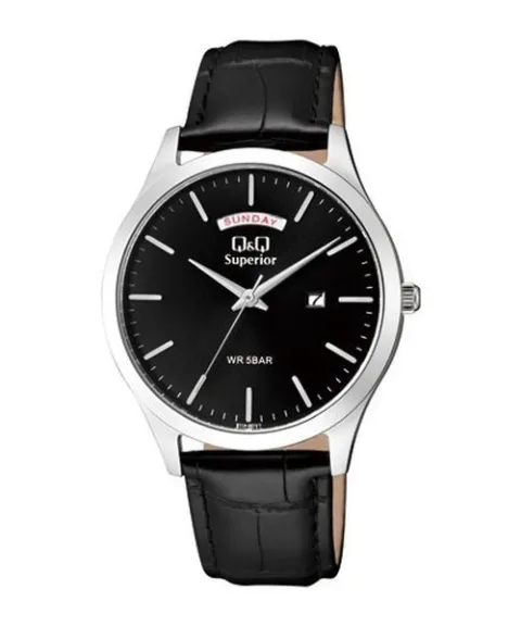 RReloj Q&Q S11A-001VY Hombre Correa de Cuero, foto 1
