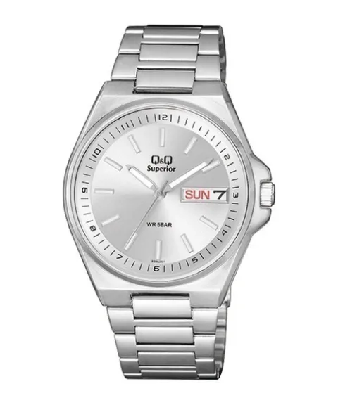 Q&Q S396J201Y Hombre Plateado, foto 1