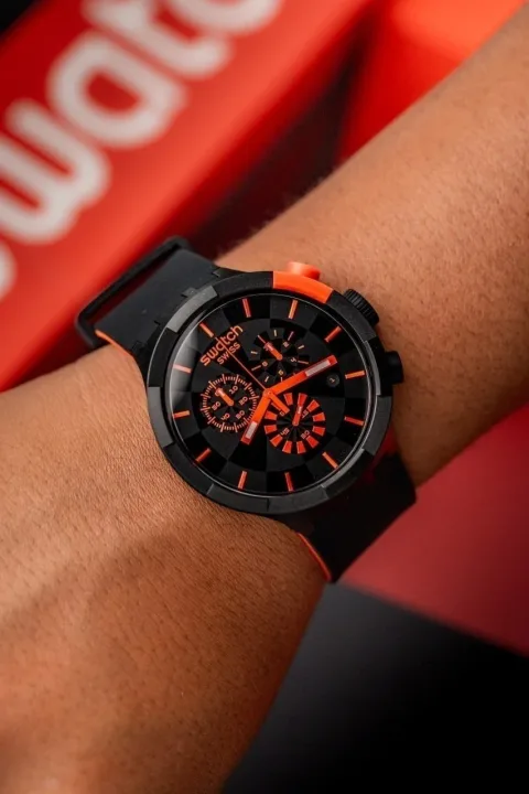 Swatch Big Bold Chrono Checkpoint Red - SB02B402, foto 3