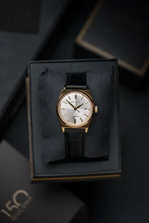 Bulova Frank Sinatra 97B243 Automático Dorado, foto 4