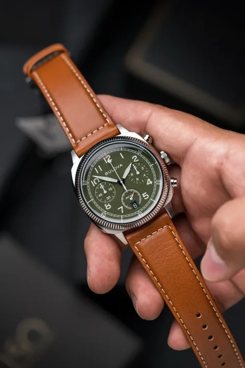 Bulova Military 96B482 Precisionist Cronógrafo Verde, foto 2
