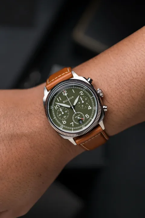 Bulova Military 96B482 Precisionist Cronógrafo Verde, foto 3