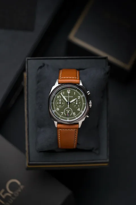 Bulova Military 96B482 Precisionist Cronógrafo Verde, foto 4